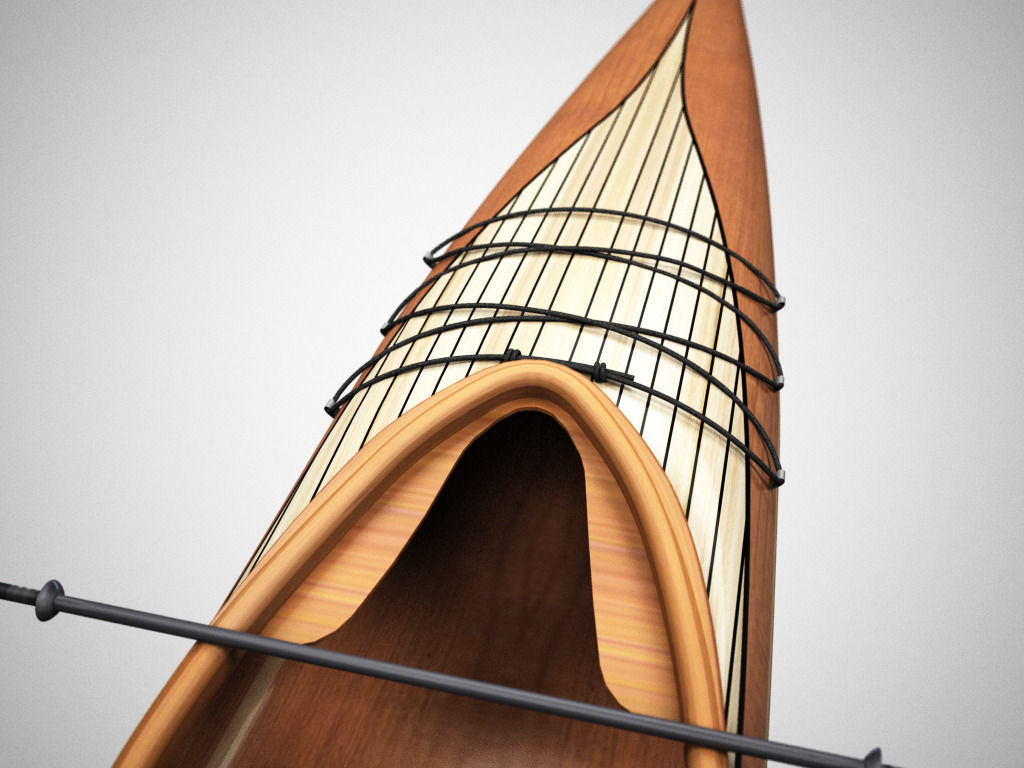 Guillemot kayak 3D model_5