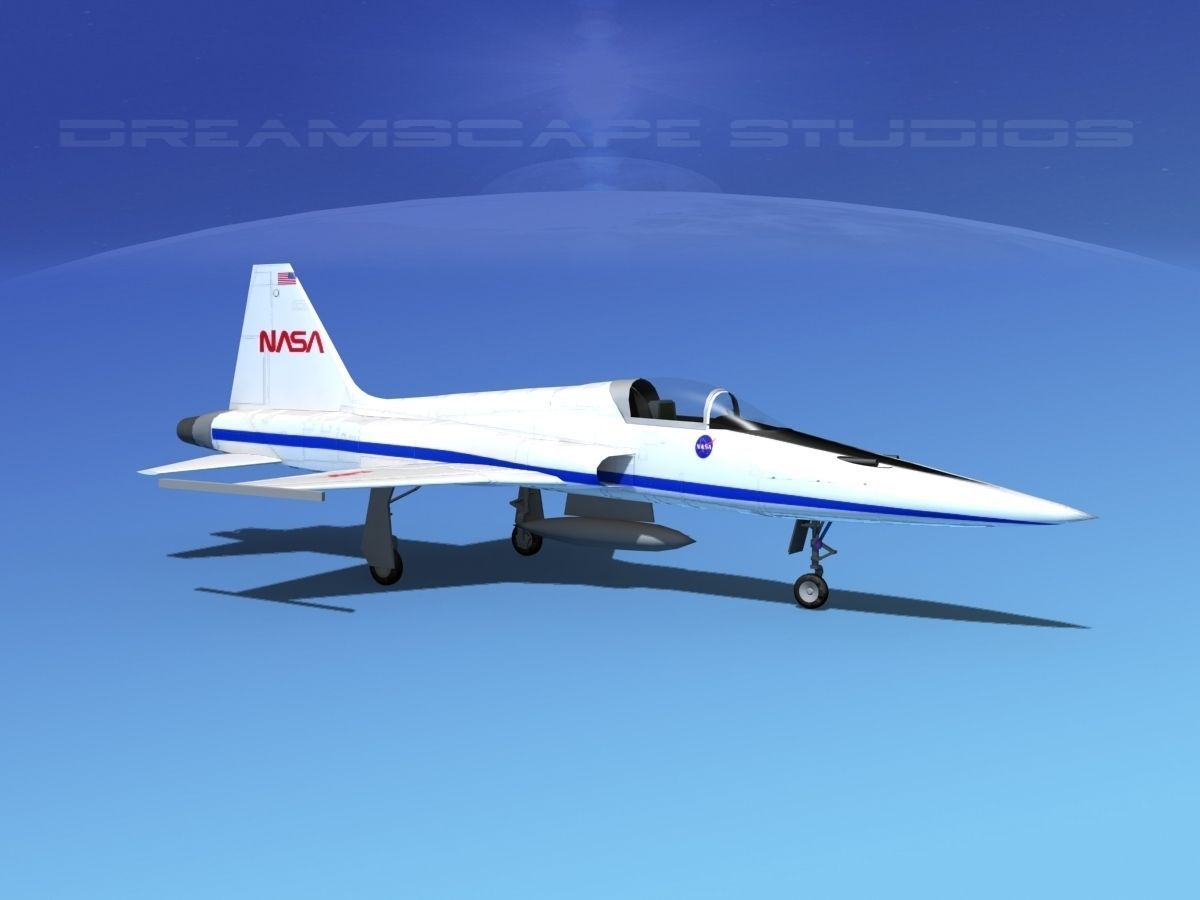 Northrop F-5E Tiger NASA 3D model_3
