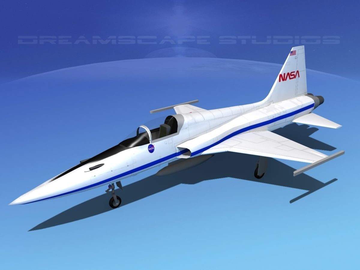 Northrop F-5E Tiger NASA 3D model_9