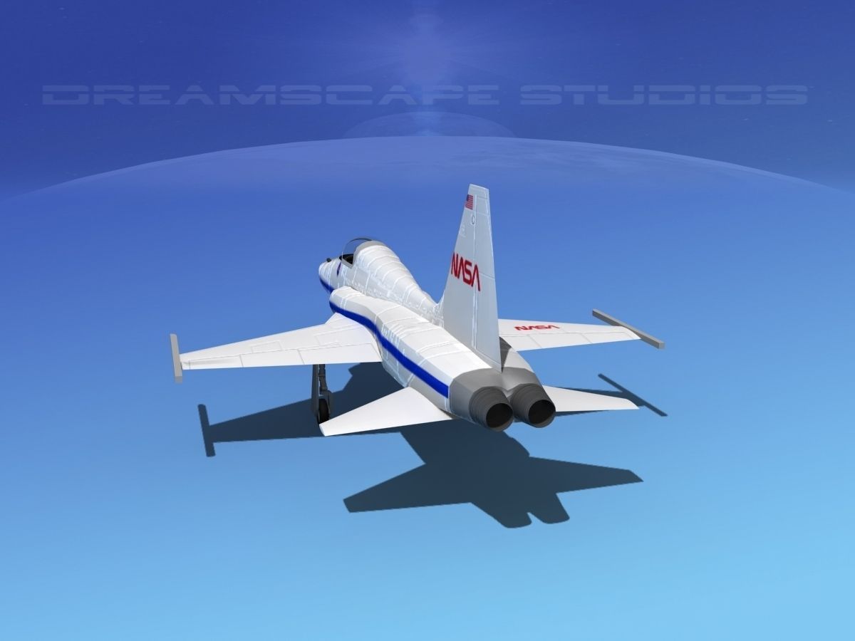 Northrop F-5E Tiger NASA 3D model_7