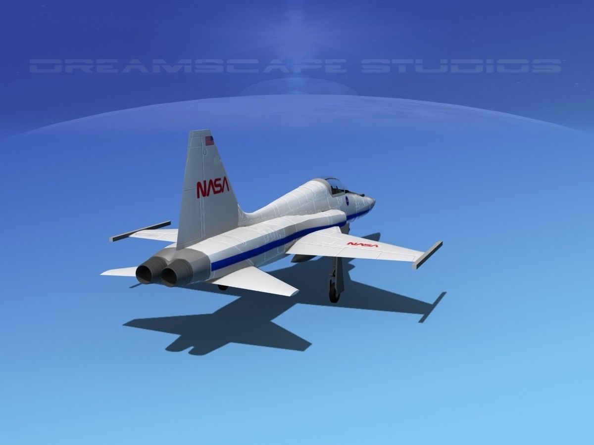Northrop F-5E Tiger NASA 3D model_6