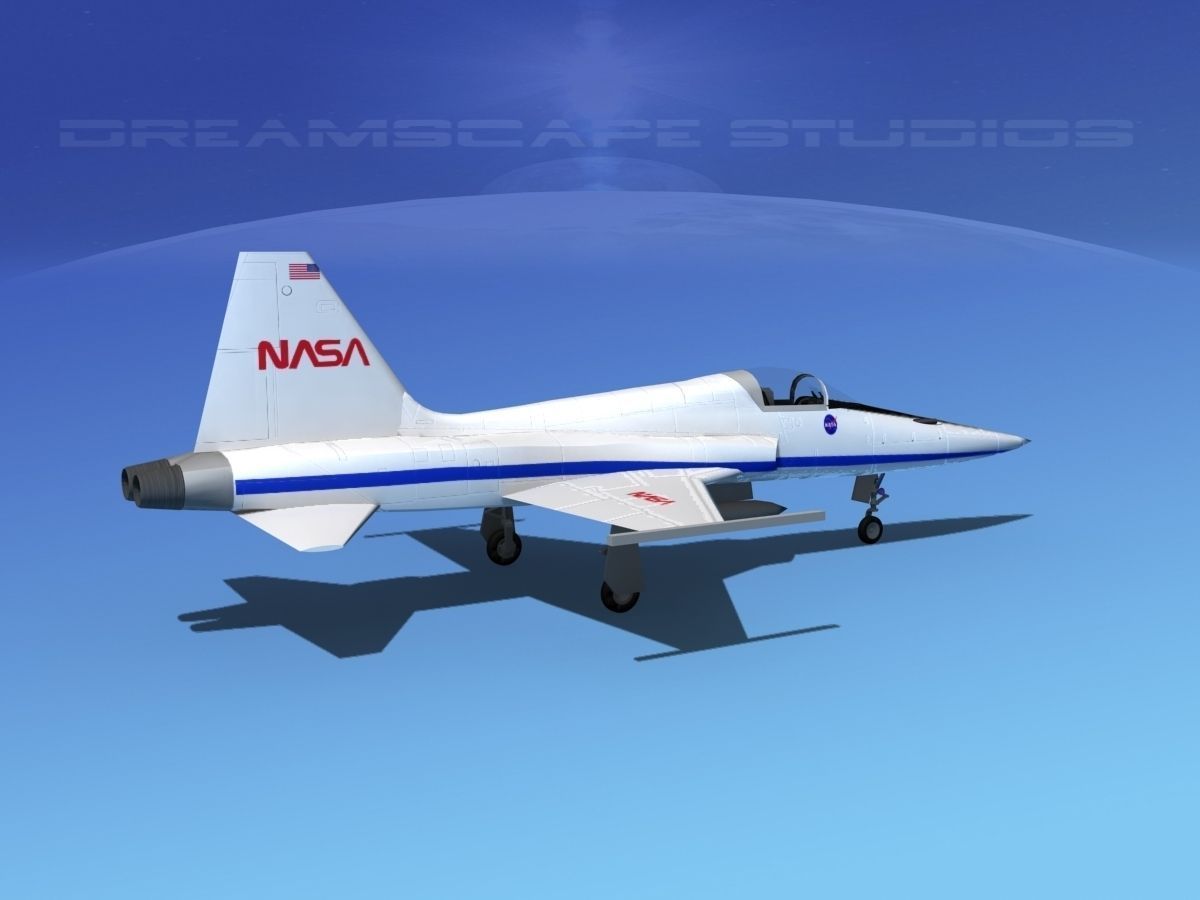 Northrop F-5E Tiger NASA 3D model_5