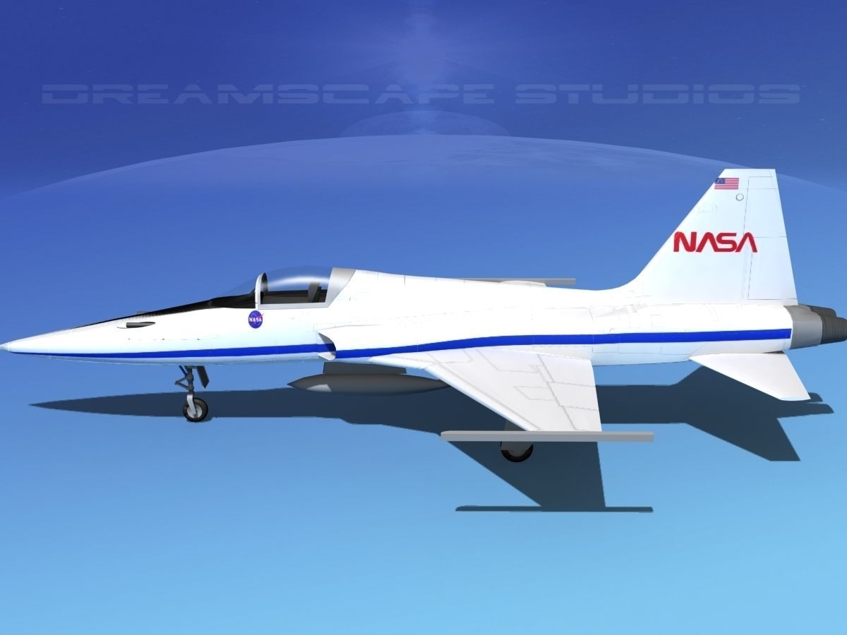 Northrop F-5E Tiger NASA 3D model_10