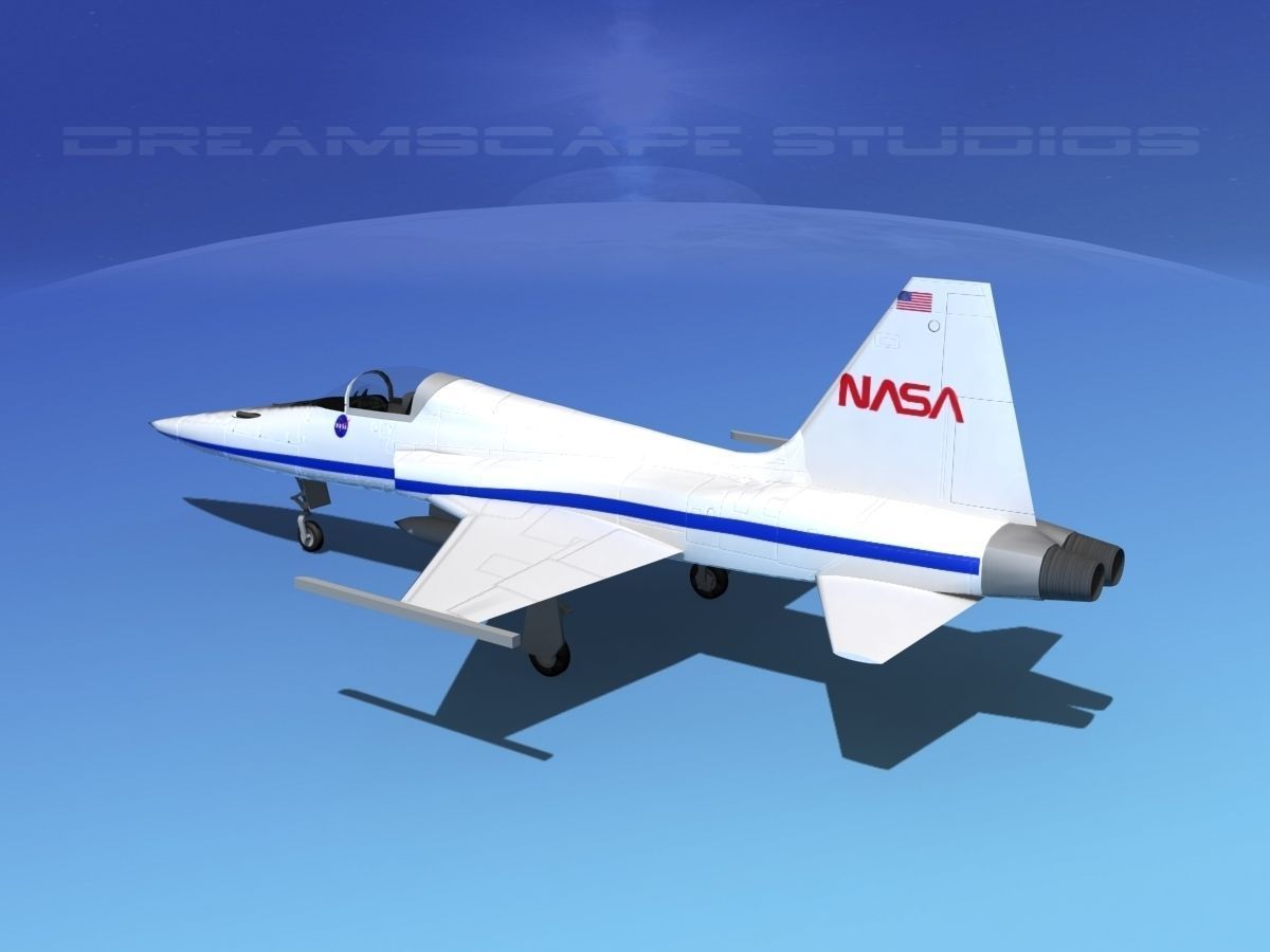 Northrop F-5E Tiger NASA 3D model_8