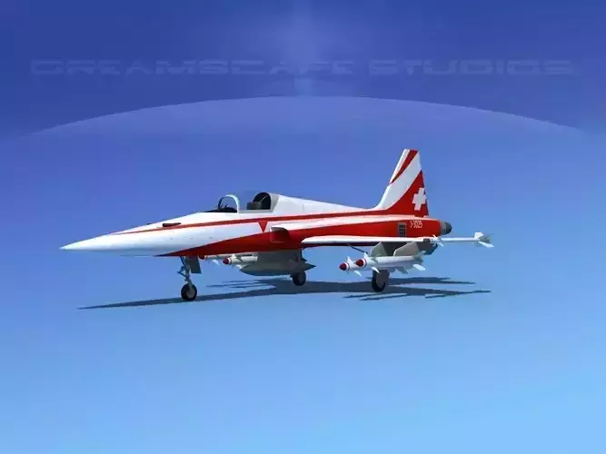 Northrop F-5E Tiger Switzerland 3D model