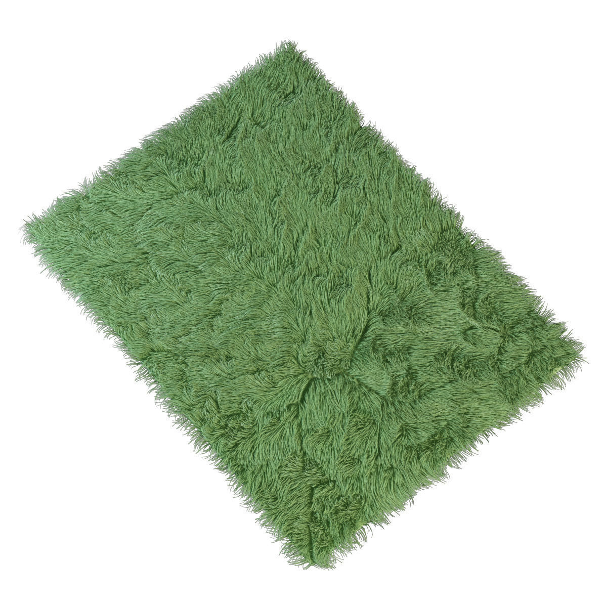 Carpet fur rug 3D model_6