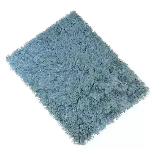Carpet fur rug 3D model