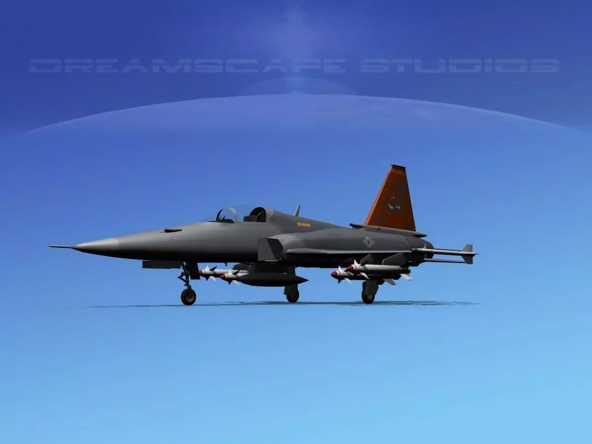 Northrop F-20 Tigershark V05 3D model