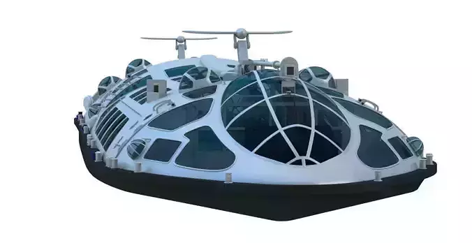 Water Bus Himiko 3D model