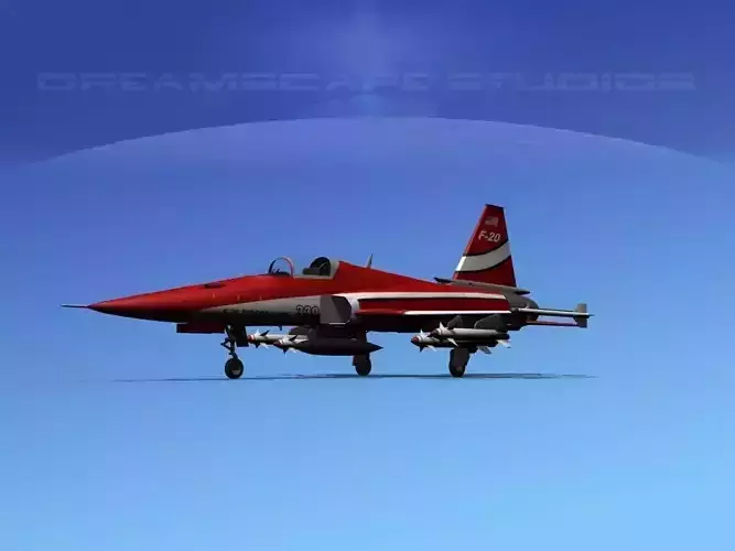Northrop F-20 Tigershark V11 3D model