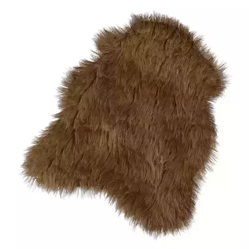 The mat of artificial fur 3D model