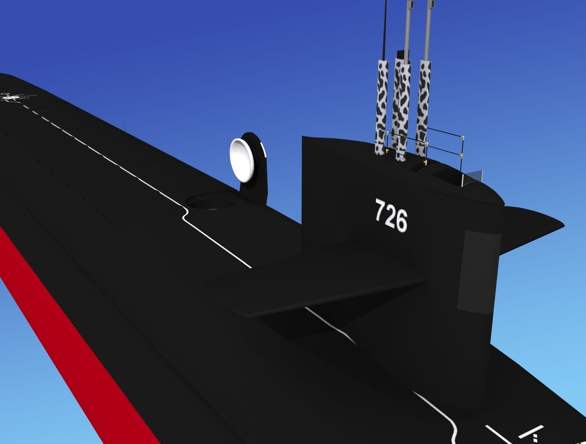 Ohio Class USS Henry M Jackson SSBN-730 3D model_13