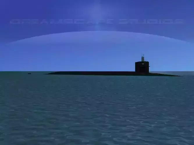 Ohio Class USS Maine SSBN-741 3D model