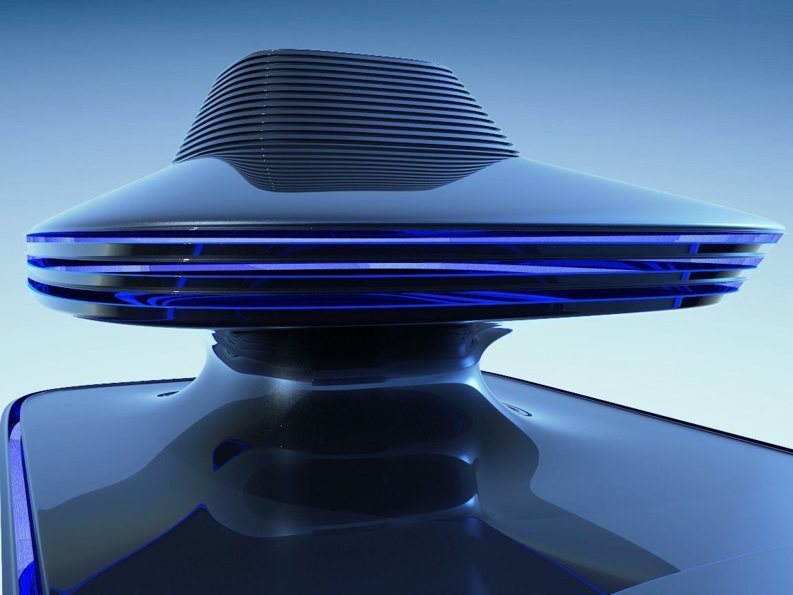 Futuristic Ship  3D model_4