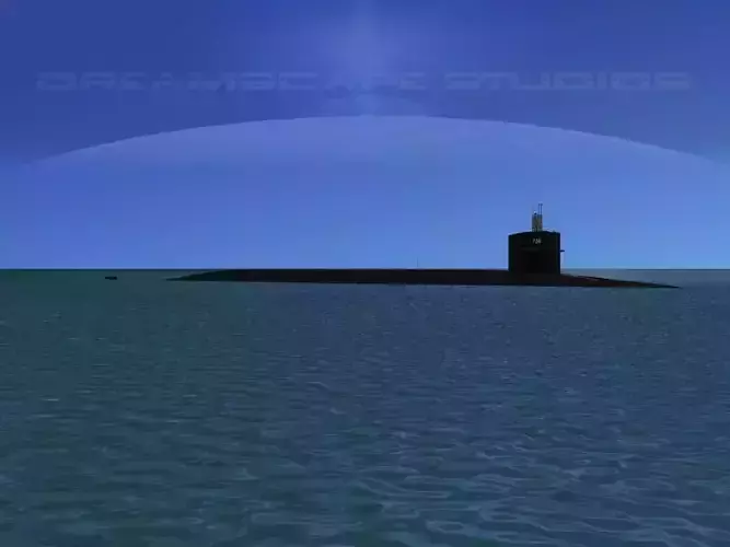 Ohio Class USS West Virginia SSBN-736 3D model