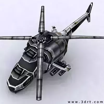 3DRT - Sci-Fi Forces - Helicopter 2 