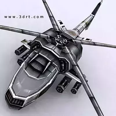 3DRT - Sci-Fi Forces - Helicopter 1 