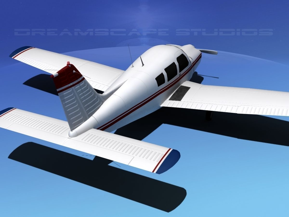 Piper Warrior II 3D model_6