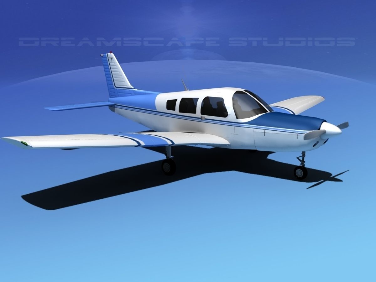 Piper Warrior II 3D model_3
