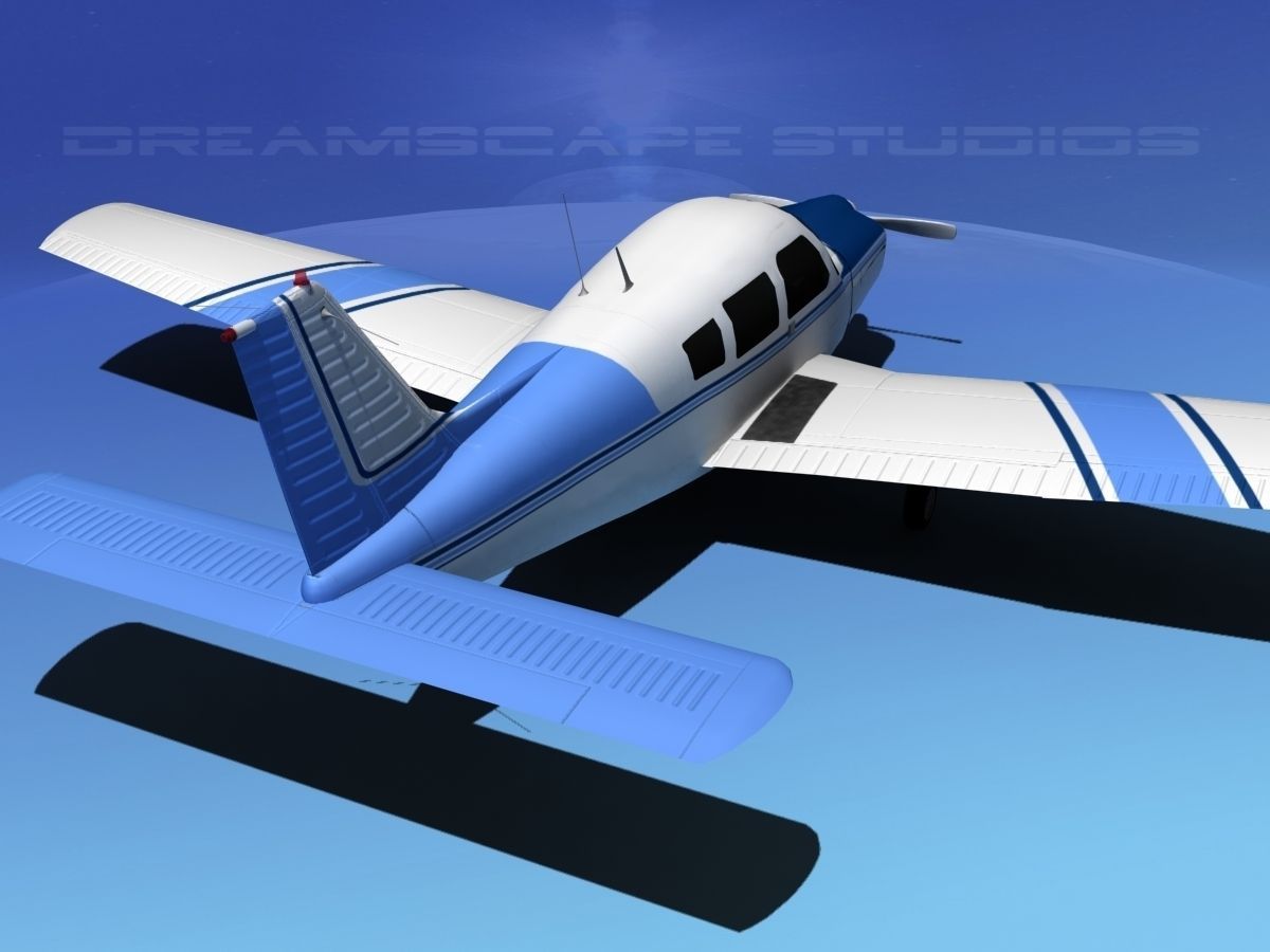 Piper Warrior II 3D model_6