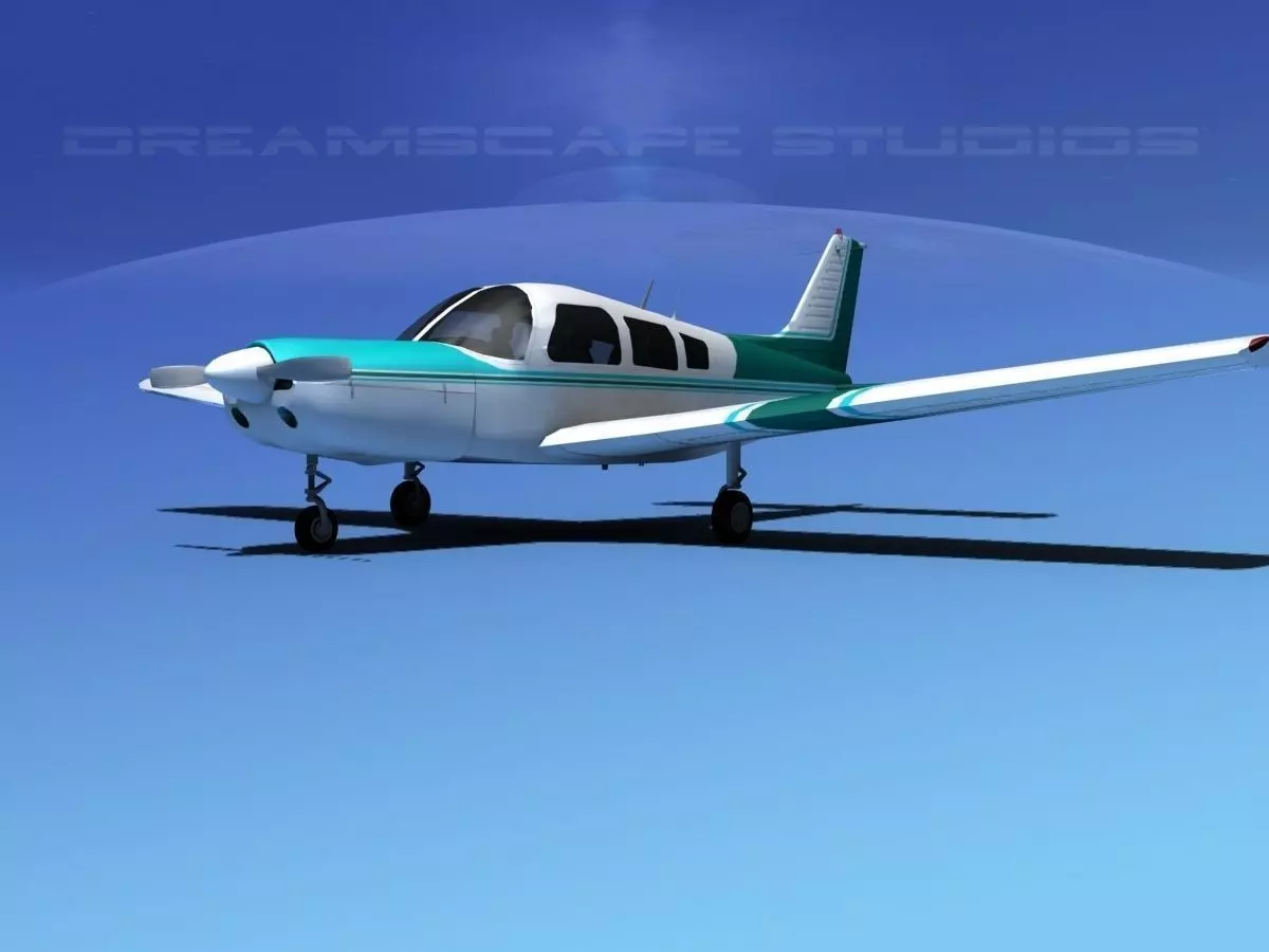 Piper Warrior II 3D model