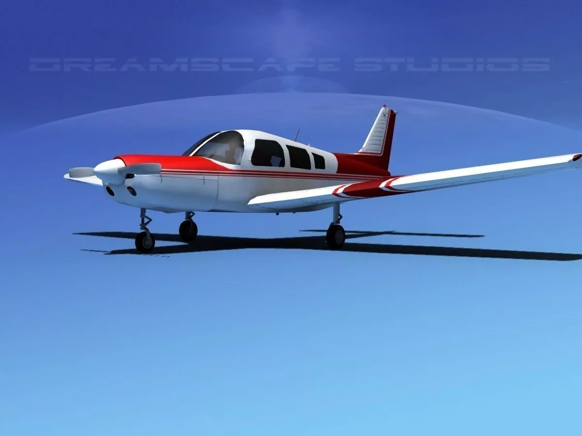 Piper Warrior II 3D model