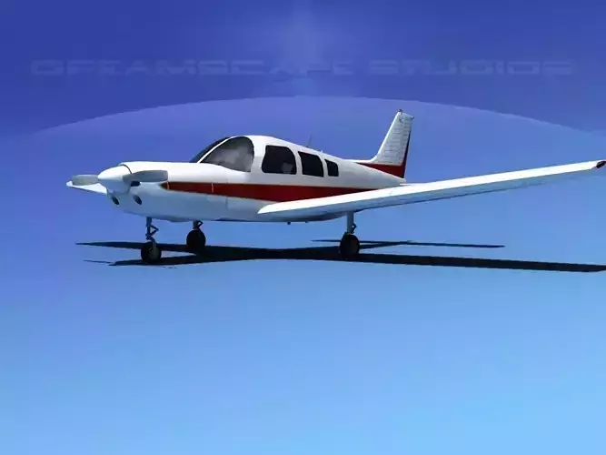 Piper Warrior II 3D model