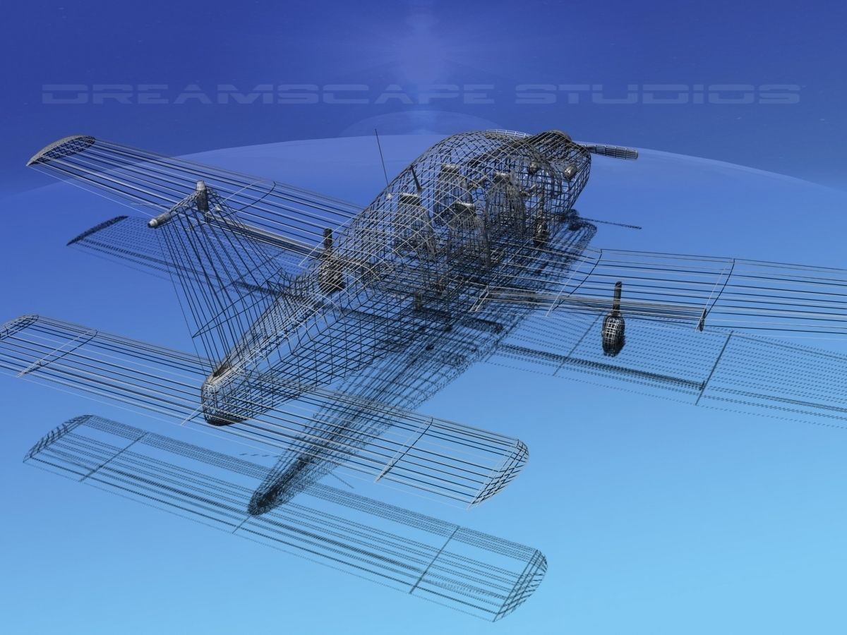 Piper Warrior II 3D model_13