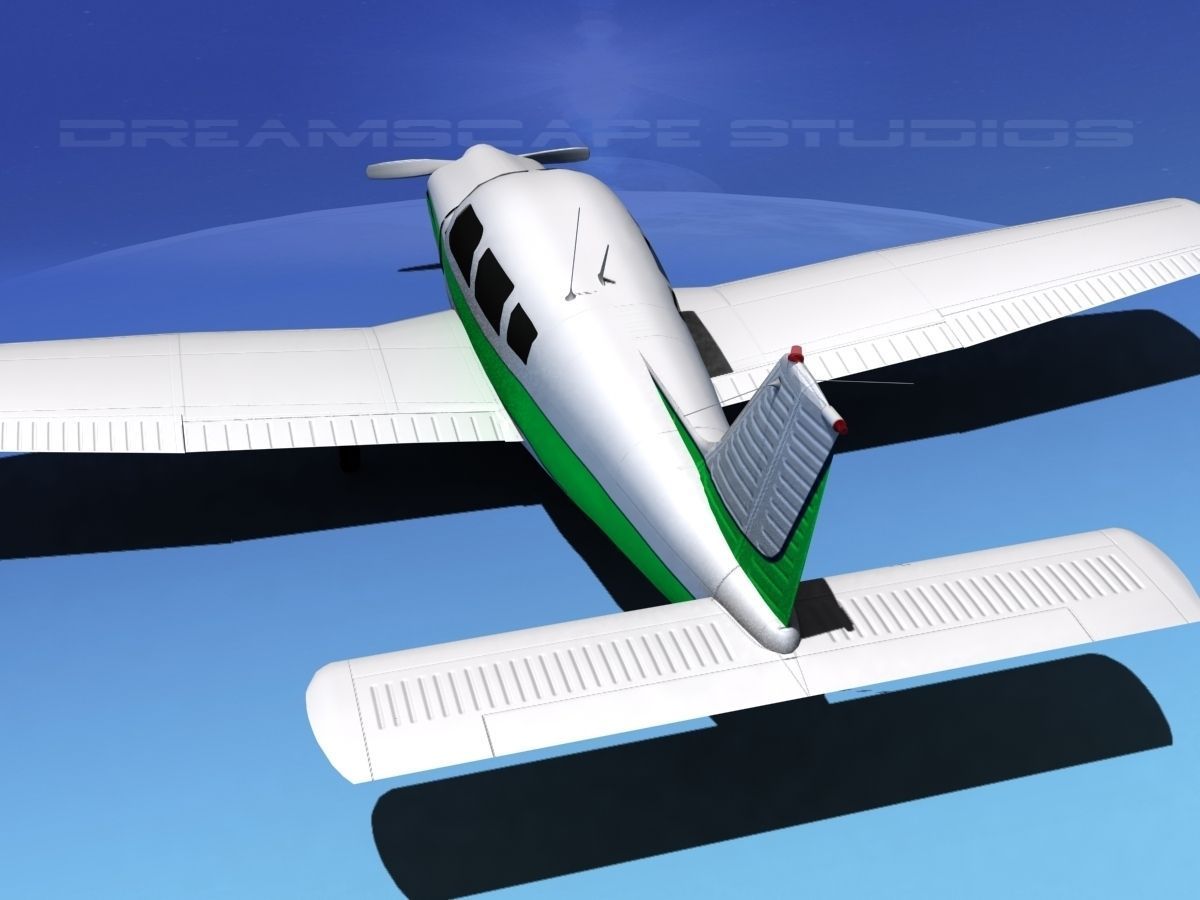 Piper Warrior II 3D model_7