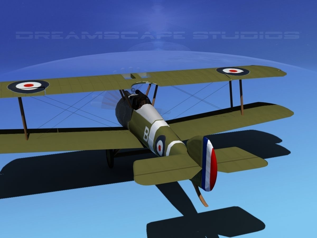 Sopwith Camel 3D model_7