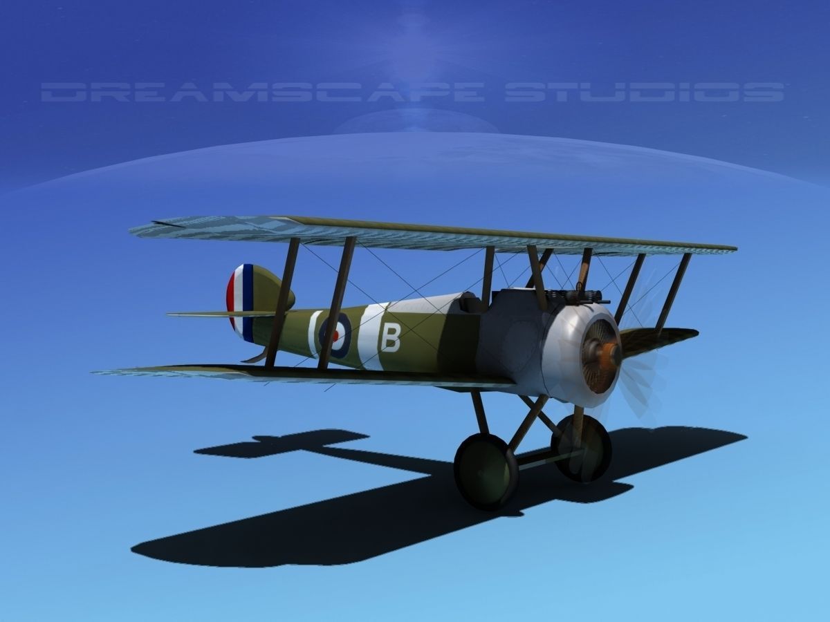 Sopwith Camel 3D model_3