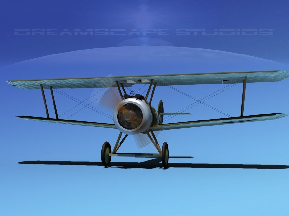 Sopwith Camel 3D model_1