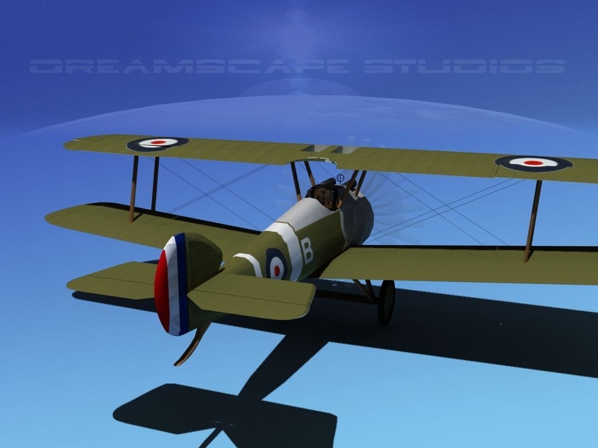 Sopwith Camel 3D model_6