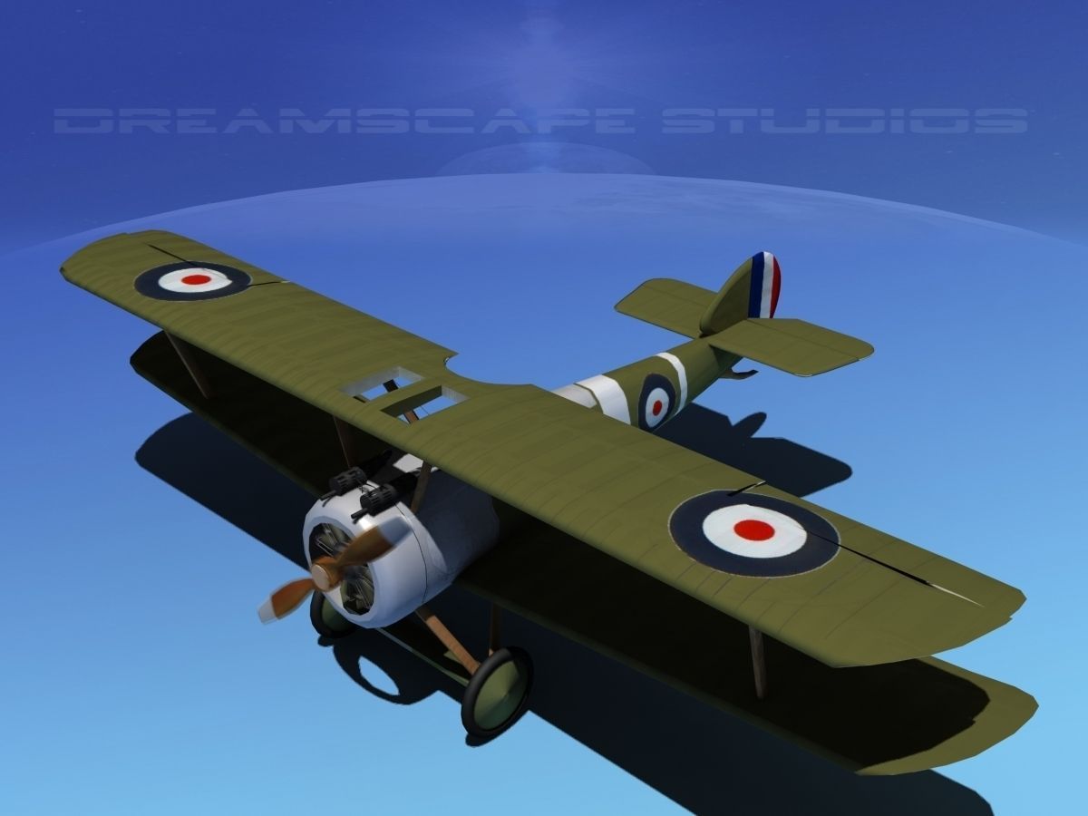 Sopwith Camel 3D model_9