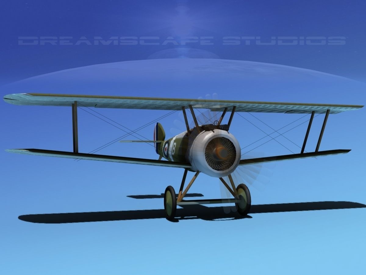 Sopwith Camel 3D model_2