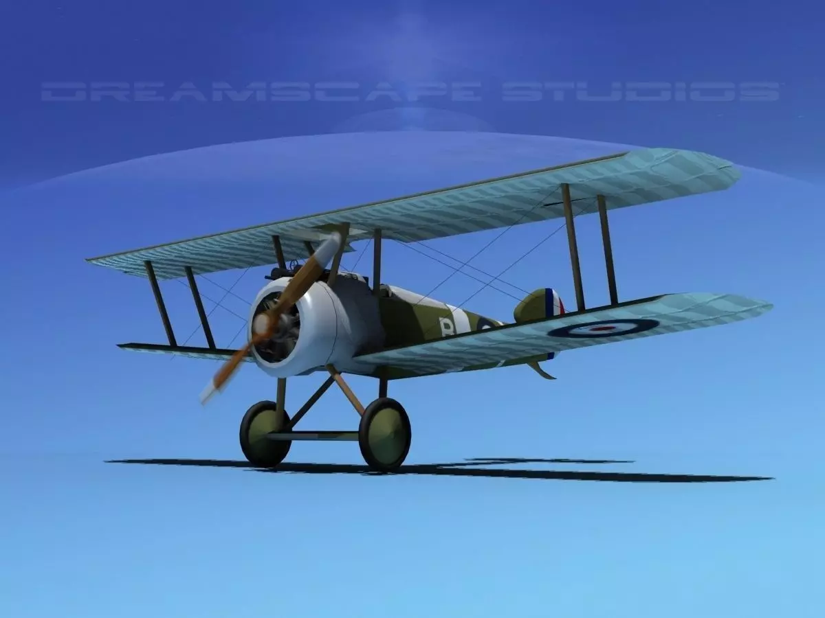 Sopwith Camel 3D model_0