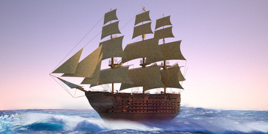 CINEMA4D - The Souls Ship 3D model_2