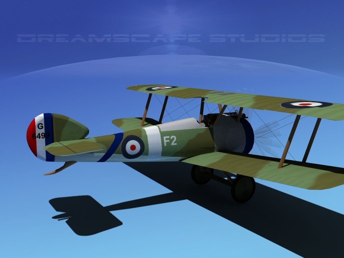 Sopwith Camel 3D model_5