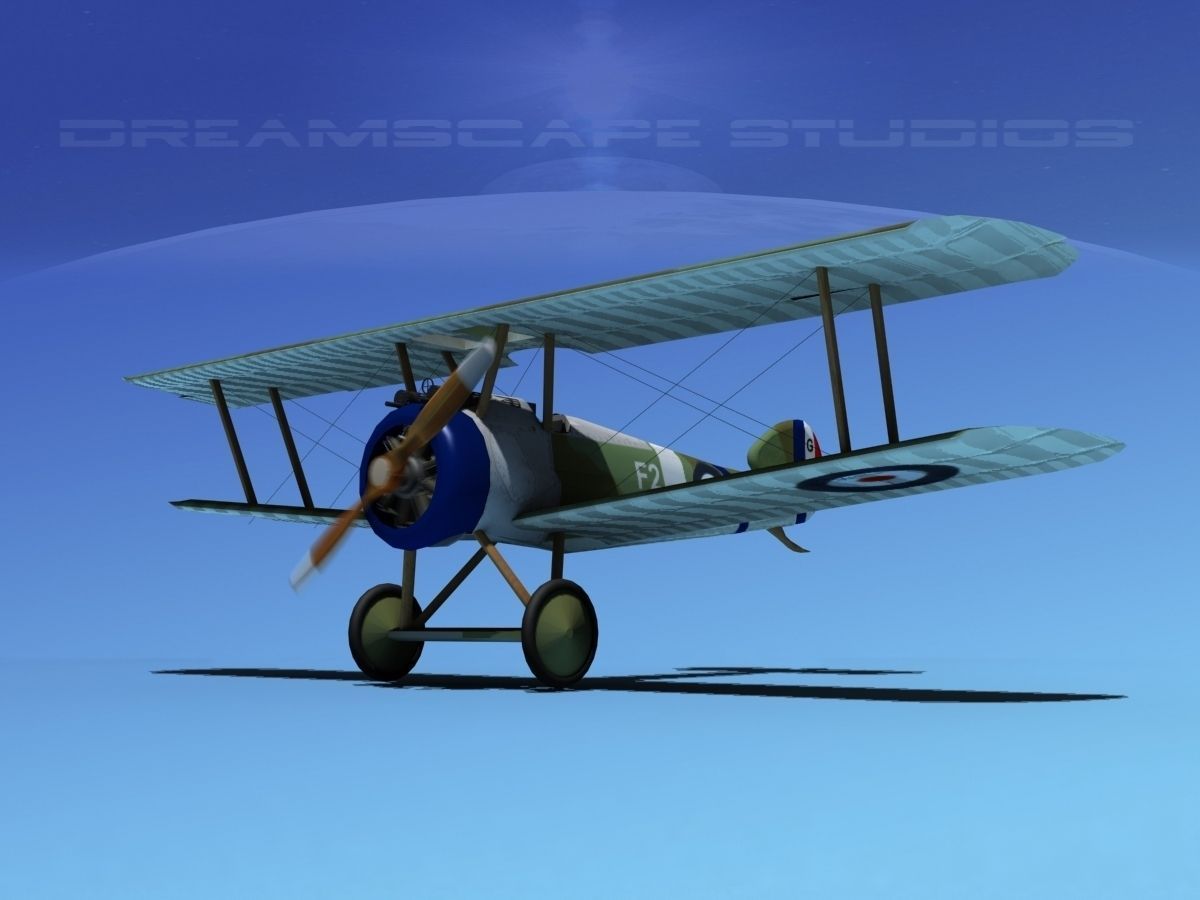 Sopwith Camel 3D model_1