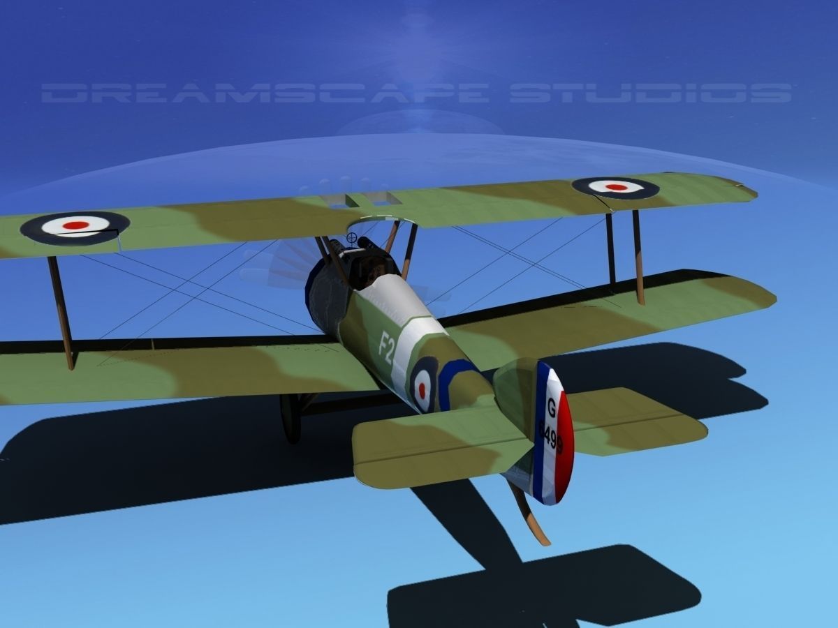 Sopwith Camel 3D model_7