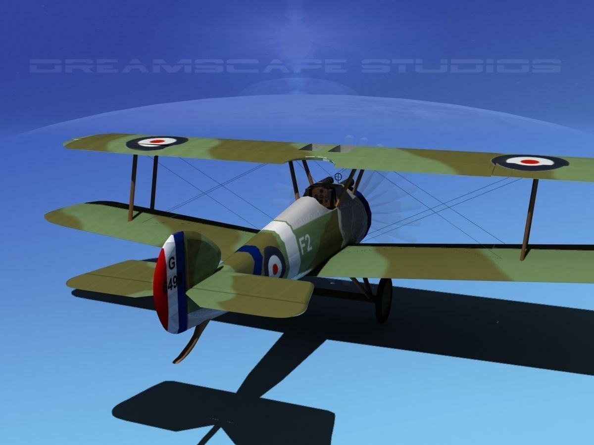 Sopwith Camel 3D model_6