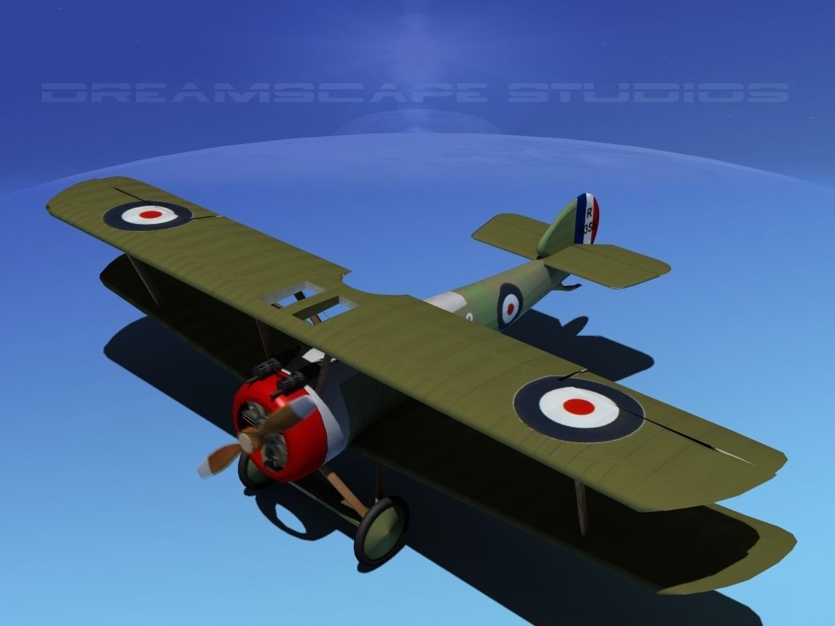 Sopwith Camel 3D model_10