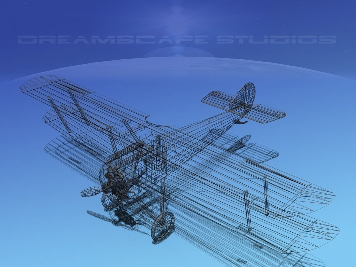 Sopwith Camel 3D model_13