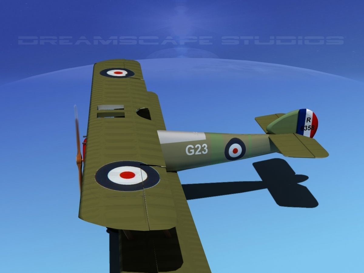 Sopwith Camel 3D model_9