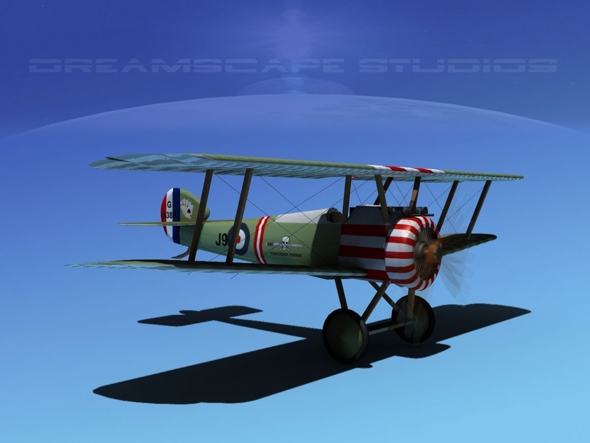 Sopwith Camel 3D model_3