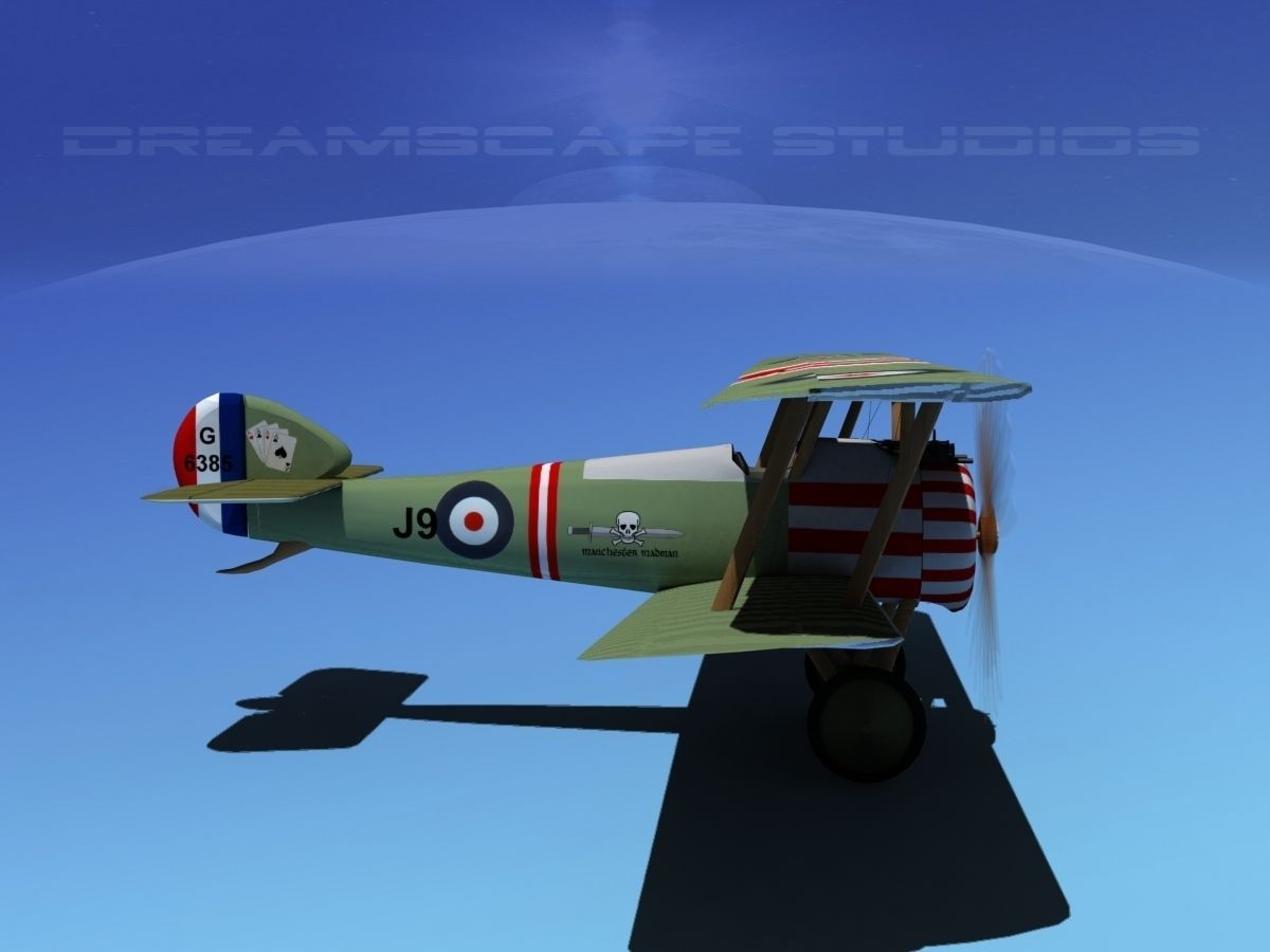 Sopwith Camel 3D model_4