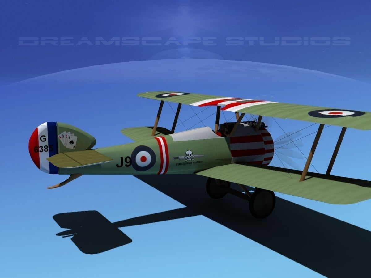 Sopwith Camel 3D model_5