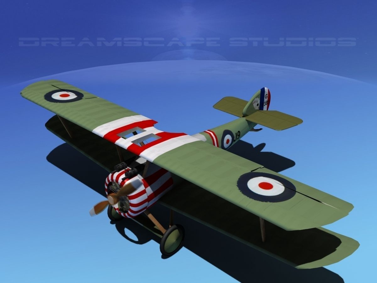Sopwith Camel 3D model_10