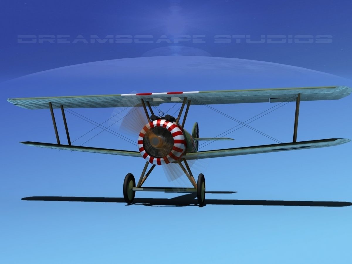 Sopwith Camel 3D model_1