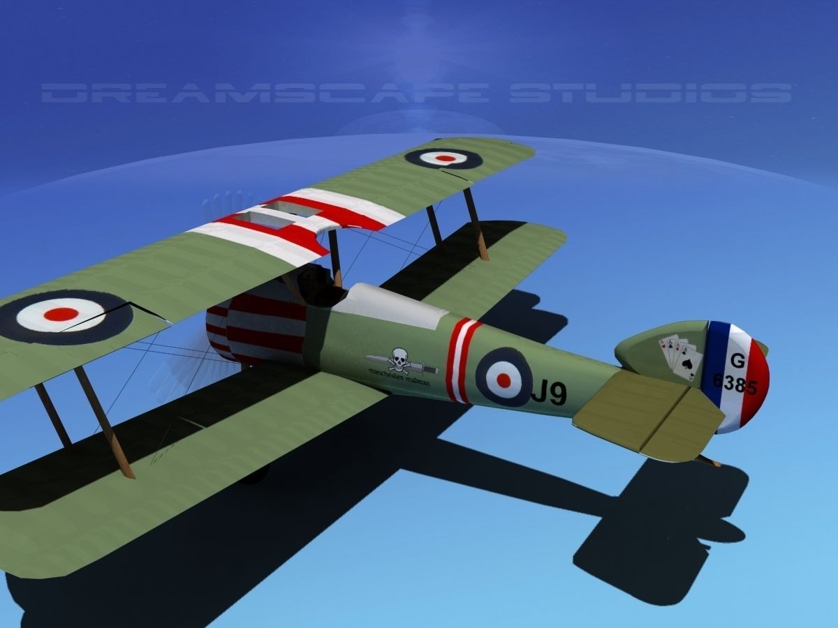 Sopwith Camel 3D model_8